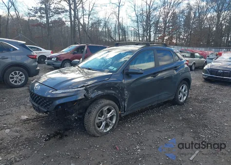 2022 Hyundai Kona Sel from USA, damaged, VIN KM8K6CABXNU780352